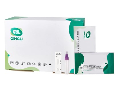 What is the rapid test for rotavirus?